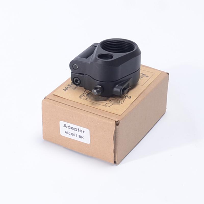 New AR Folding Stock Adapter For M16 M4 SR25 GBB AEG stock Black